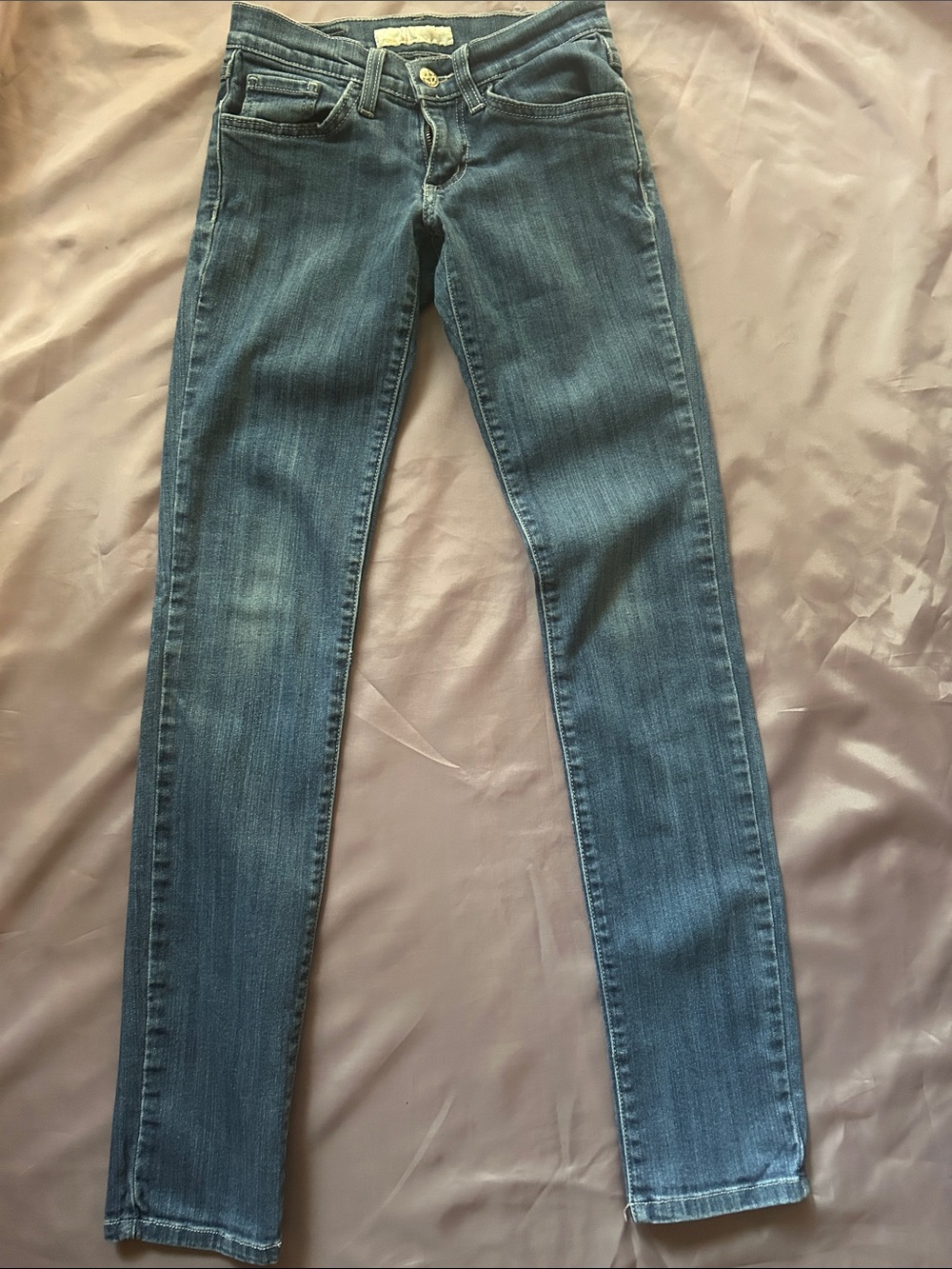 Flying Monkey Women's Skinny Jeans in Medium Blue